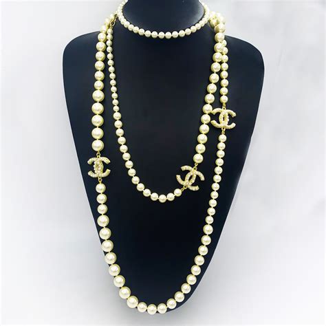 vintage authentic chanel necklace|chanel necklace price list.